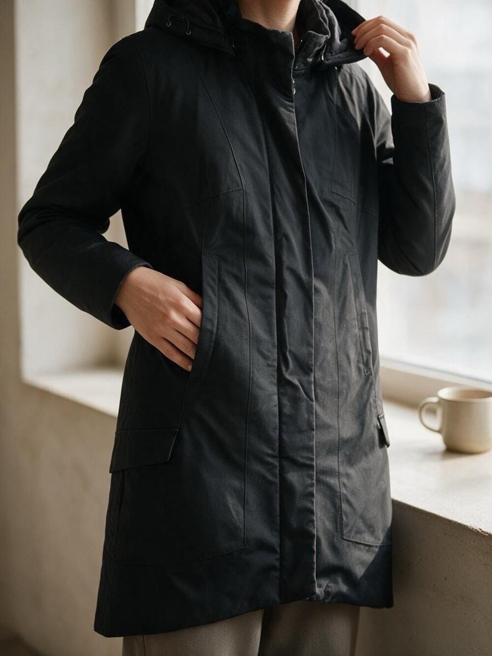 The North Face Temescal DryVent Insulated Trench Jacket Black Size Small